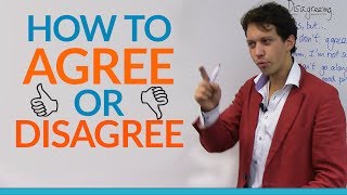 Conversation Skills How to agree or disagree in English [upl. by Payne]