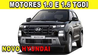 🚨NOVO HYUNDAI CRETA TERÁ MOTORES 10 E 16 TGDI [upl. by Drisko]