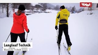 Langlauf Technik – Langlauf Klassisch lernen [upl. by Guidotti]