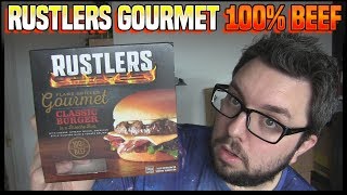 Rustlers Gourmet 100 Beef Classic Burger Review [upl. by Yorgo390]