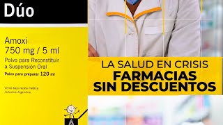 SALUD EN CRISIS farmacias sin descuentos [upl. by Ronacin188]