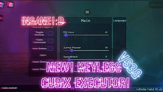 BEST New KEYLESS Roblox Executor  Newest Ver Official Cubix Executor Release  v636 🔥🔥 [upl. by Bonnes]