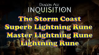 Dragon Age Inquisition  Lightning Rune  The Storm Coast [upl. by Parker322]