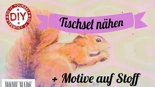 How To I Tischsets nähen toll für Nähanfänger geeignet I Deko Inspirationen Selbstgemacht [upl. by Albur914]