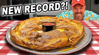 Thousands Have Failed Tomasinos quotMade Manquot Stuffed Pizza Challenge in Orlando Florida [upl. by Longerich]