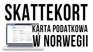 Karta Podatkowa  Skattekort  w Norwegii  Start NO [upl. by Frerichs]