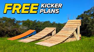 How to build a wooden MTB jump with FREE KICKER PLANS [upl. by Oraneg]