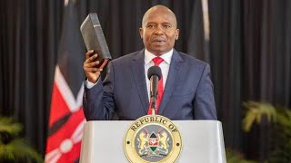 Live The Swearing in Of Kithure Kindiki minutes after Nominated By President William Ruto [upl. by Manville]