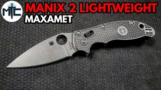 Spyderco Manix 2 Lightweight Maxamet  Overview and Review [upl. by Mamie]