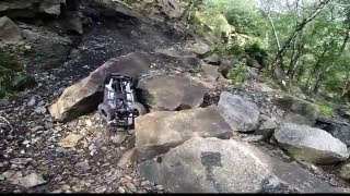 Axial SCX 10 amp Axial Wraith Rock Crawling on Piesberg Osnabrück part 1 [upl. by Suirad7]