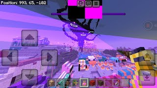 Summoning wither storm at endercon mcsm map MCSM recreation addon [upl. by Doig767]