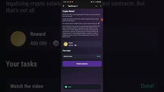 Crypto News Tapswap Code [upl. by Adele171]