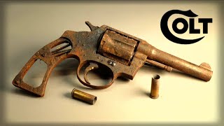 Restoring 1928 Colt Police Positive Revolver with test firing restoration [upl. by Anilehs596]