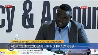 KMC HR Manager Admits Irregular Hiring Practices [upl. by Zaccaria]