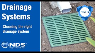 How to Choose the Right Landscape Drainage System for Stormwater Runoff  NDS Yard Drainage Systems [upl. by Yllen787]