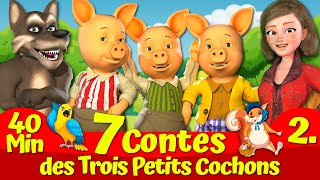 Les Trois Petits Cochons Et Le Grand Méchant Loup 🔴🐷🐺I Sept Contes I Contes de fées [upl. by Kolivas]