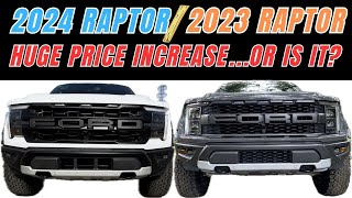 2024 Ford F150 Raptor vs 2023 Raptor Pricing 35 package 37 package Raptor R confusing Pricing [upl. by Gaiser271]