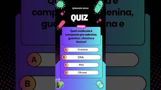 Quiz de Biologia biologia quiztime [upl. by Marola887]