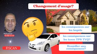 Changement d’usage d’un bien [upl. by Eiznekcam]