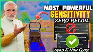 POWER OF🔥31 UPDATE ZERO RECOIL SENSITIVITY BGMI 31 UPDATE LASER SPRAY SENSITIVITY GYRO amp NO GYRO [upl. by Lexie]