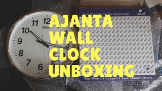 Ajanta Analog wall Clock Unboxing and Flipkart Packing 👍 [upl. by Sancha506]