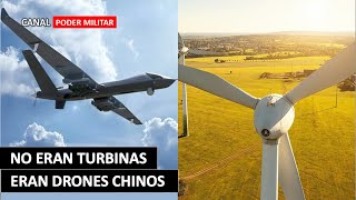 China disfrazó drones como turbinas de viento [upl. by Obala]