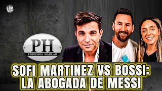 Sofi Martinez vs Bossi La periodista se cansó que le pregunten por Messi [upl. by Livvie]