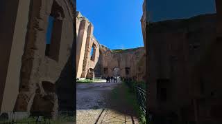 Another Roman ruins Caracallas bathsshortvideo rome history [upl. by Abocaj]