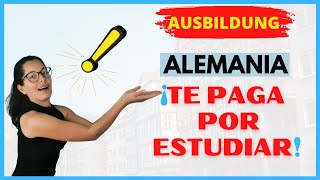 COMO TRABAJAR y ESTUDIAR en ALEMANIA🚀 al mismo tiempo 👉 AUSBILDUNG [upl. by Ajnotal]