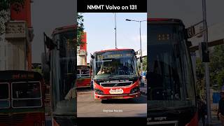 NMMT Volvo on 131 Airoli  Thane  Borivali nmmt shorts [upl. by Aryhs]