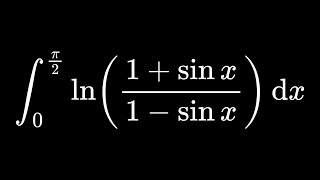 Nasty Logarithm Integral from Cambridge Integration Bee [upl. by Rodolfo]