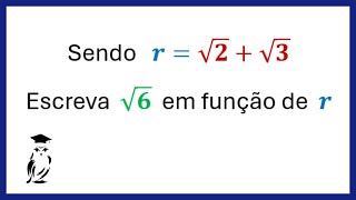 RADICIAÇÃO  Questão de Vestibular Vc Consegue🙂 [upl. by Sperling]