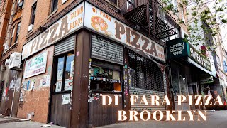 Eating at Di Fara Pizza Brooklyn OVERRATED or the BEST Pizza in NYC [upl. by Enirak]