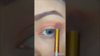 Blue eye shadow look  makeup smokyeyeshadow eyemakeup makeuptutorial [upl. by Audy]