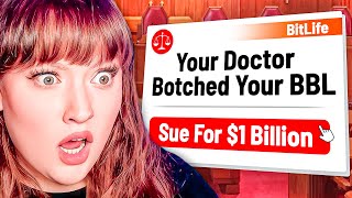 I SUED MY WAY TO BILLIONS IN BITLIFE [upl. by Staford]