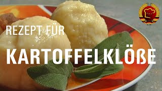 Omas einfache Kartoffelklöße selber machen mit diesem alten DDR Rezept [upl. by Refinneg]