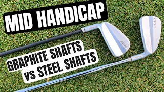 Steel Shafts Vs Graphite Shafts For Mid Handicap Golfers [upl. by Soinski]