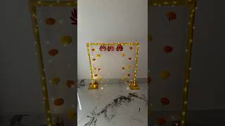 Diy Diwali decor  No backdrop decor [upl. by Nnylsor44]