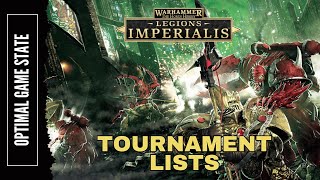 Legions Imperialis  Tournament Lists [upl. by Stefano]