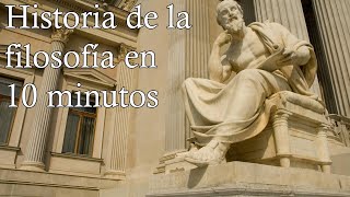 HISTORIA DE LA FILOSOFÍA EN 10 MINUTOS [upl. by Enerehs]