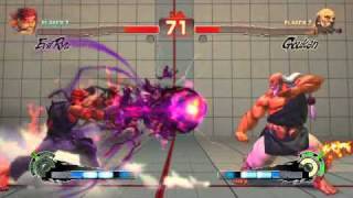 Evil Ryus ultra 1 in Super Street Fighter 4 Arcade Edition [upl. by Assirak384]