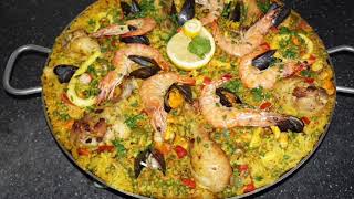 Paella royale ❤️Paella ❤️ Recette simple بايلة ملكية ❤️بايلة رائعة و سهلة التحضير [upl. by Yddor]