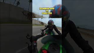 Dominar 400 vs Duke 390 goxy shorts bajaj ktm Compajackk [upl. by Gastineau]