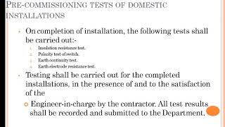 Pre commissioning test on domestic installation [upl. by Anirdna663]