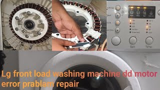 lg front load washing machine dd motor repair  washing machine repair trending washingmachine [upl. by Lilhak]