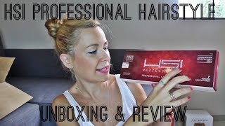 Planchas HSI Professional 1quot Ceramic Flat Iron Unboxing amp Review [upl. by Attenohs]