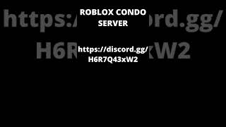 Roblox Condo Discord Server LINK IN DESC condo robloxcondo scentedcons2021 condos condogames [upl. by Barger362]