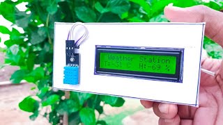 Weather Station using Arduino Uno amp DHT 11 Sensor  DHT 11 Humidity amp Temperature Sensor Project [upl. by Jezebel329]