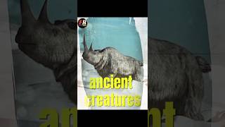 Kolyma wooly rhinoceros ancient creature 👻👽mrriazamanshorts [upl. by Lyrred]