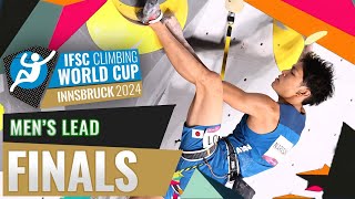 🔥IFSC Men Lead Final Innsbruck 2024🔥 [upl. by Lairbag]